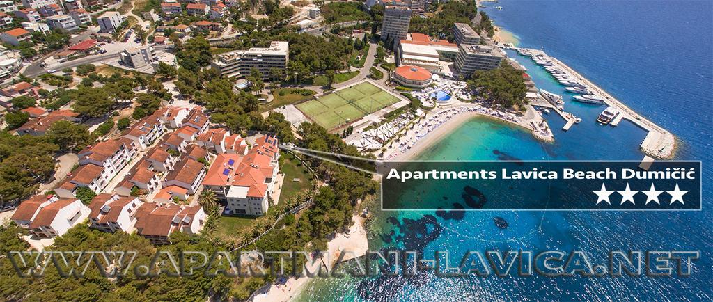 Apartments Lavica Beach Dumicic Podstrana Exteriér fotografie